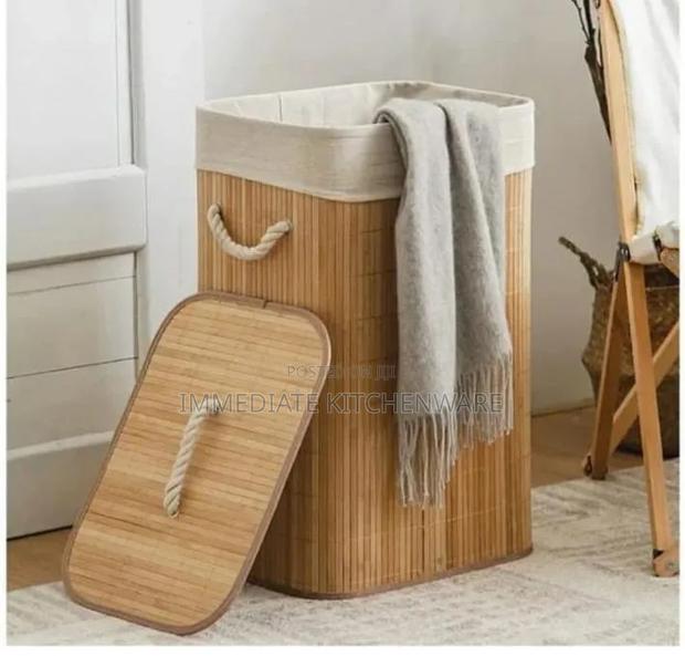 Wooden Laundry Basket