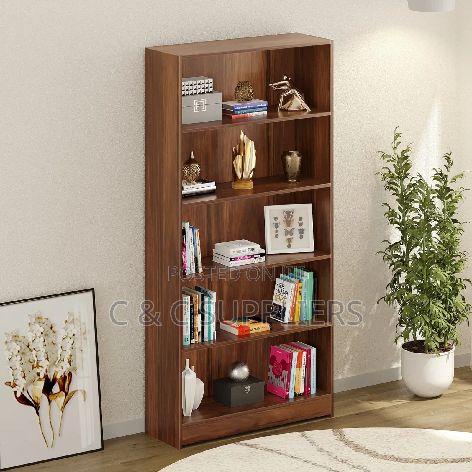 Wood Bookshelf