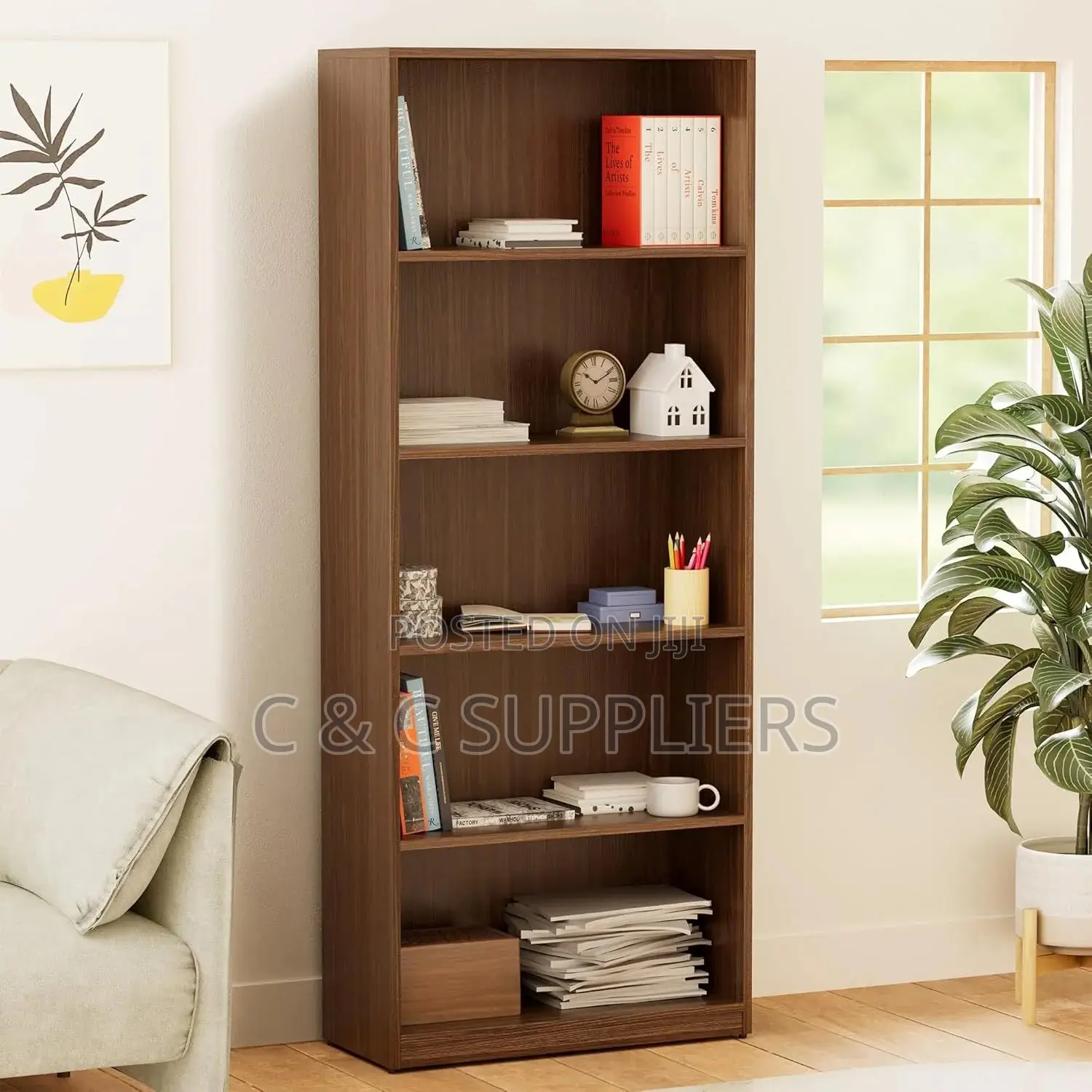 Wood Bookshelf