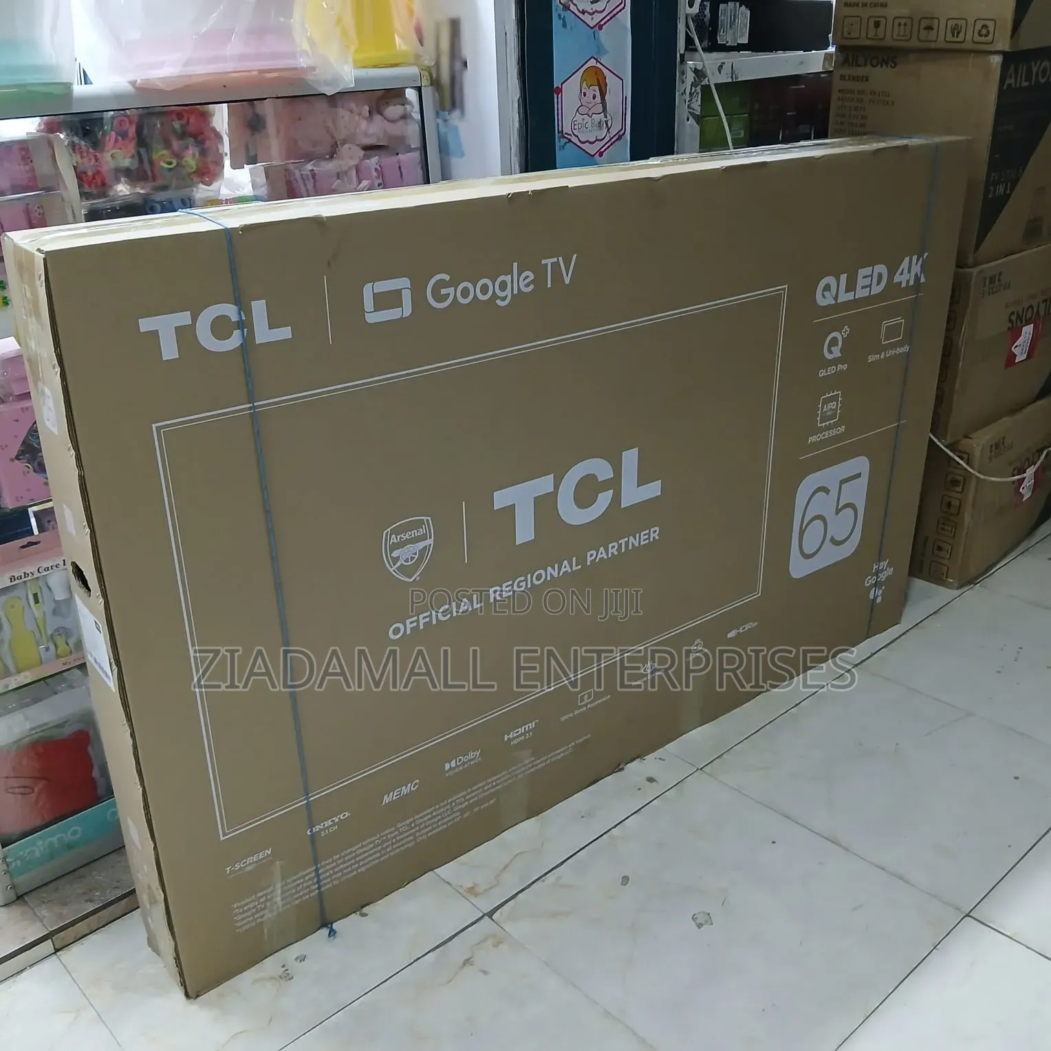 TCL modelT6D Qled 65iches Google Smart TV