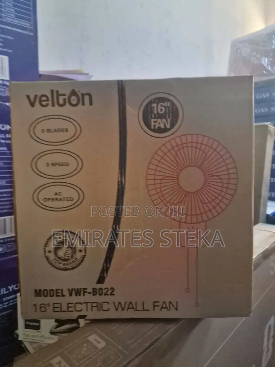 Velton Wall Fan 16"