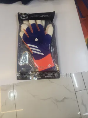 Orange/Blue Size 10 Goalkeeper Gloves