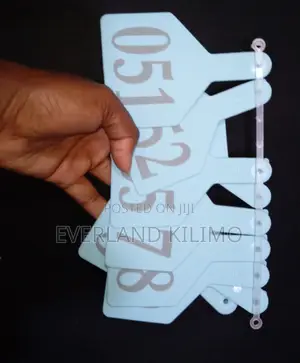 TPU Material Blue Numbered Z- Tags for Cattles.