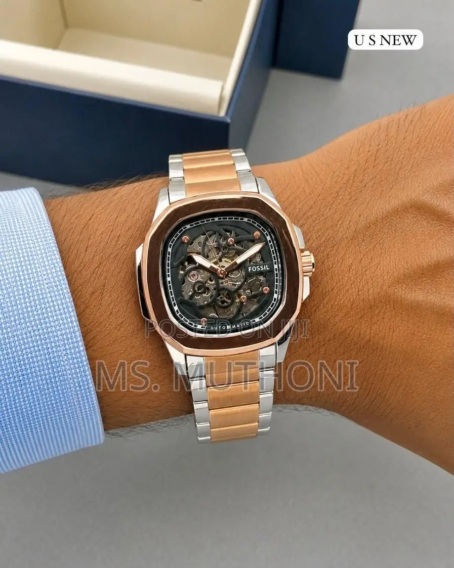 Fossil Skeleton Square Automatic Watch Collection