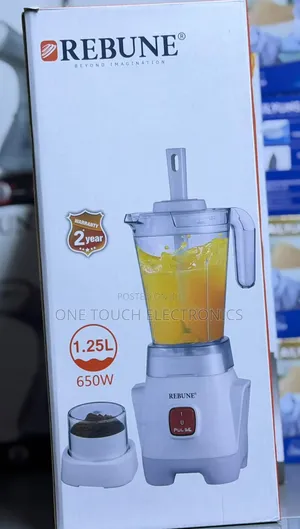 Rebune Electric Blender and Spice Grinder 1.25L Compact Blender