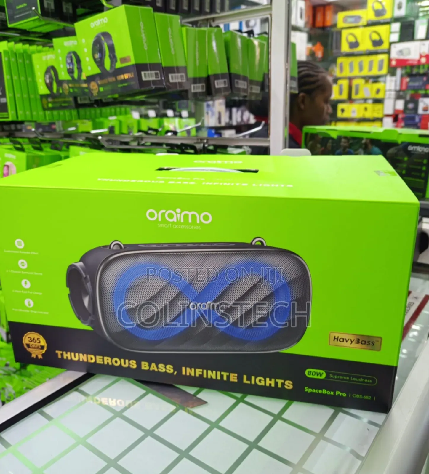 Oraimo SpaceBox Pro 80W Bluetooth Speaker