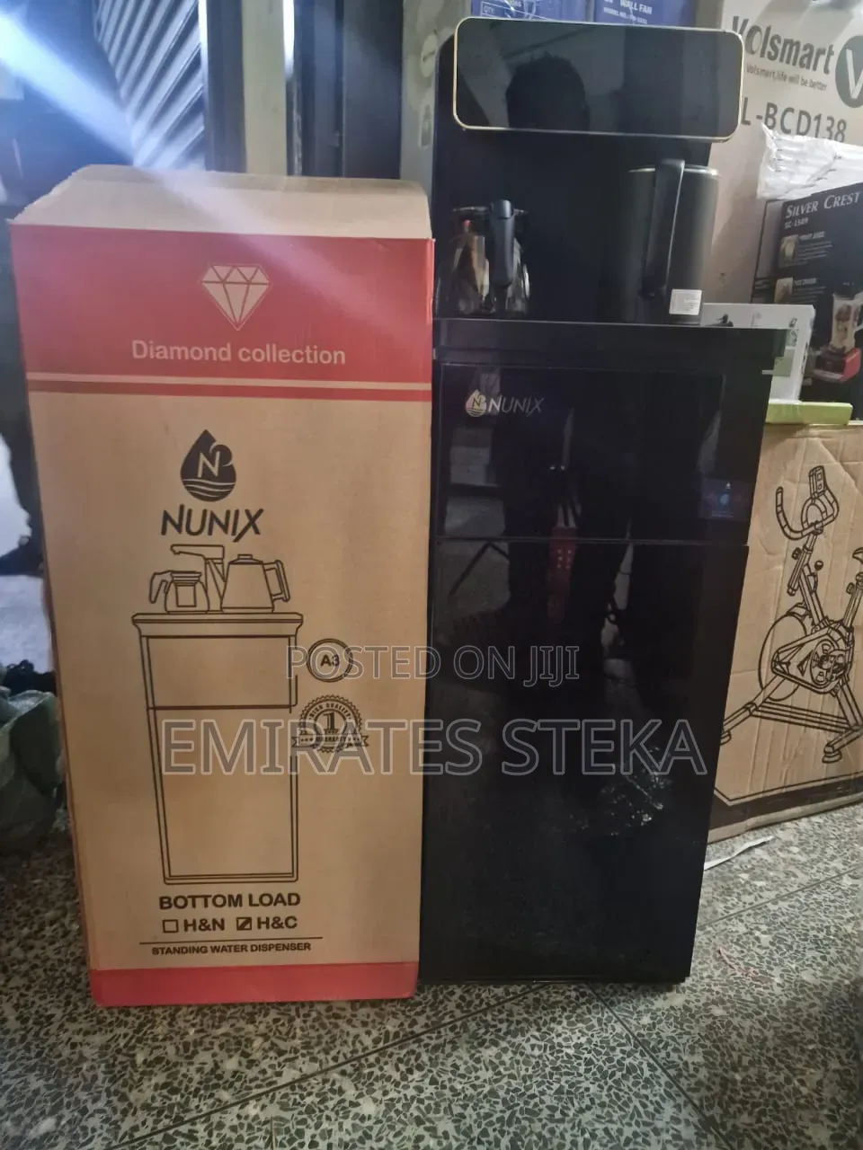 Nunix A3C Hot ,Cold Bottom Load Water Dispenser With Voice Recognition