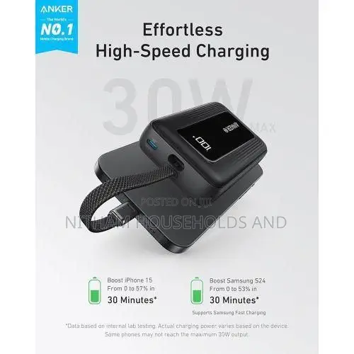 Anker Zolo Power Bank (, 30w)