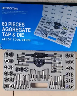 60-Piece Taps Dies Set