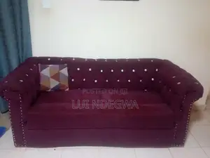 Maroon Chester 3-Seater