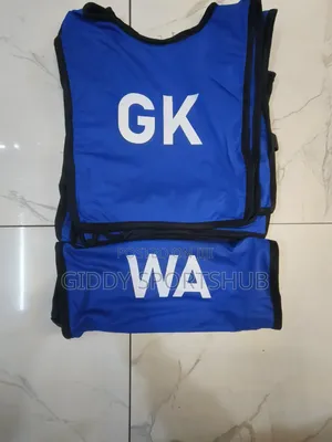 Original Netball Bibs, Blue