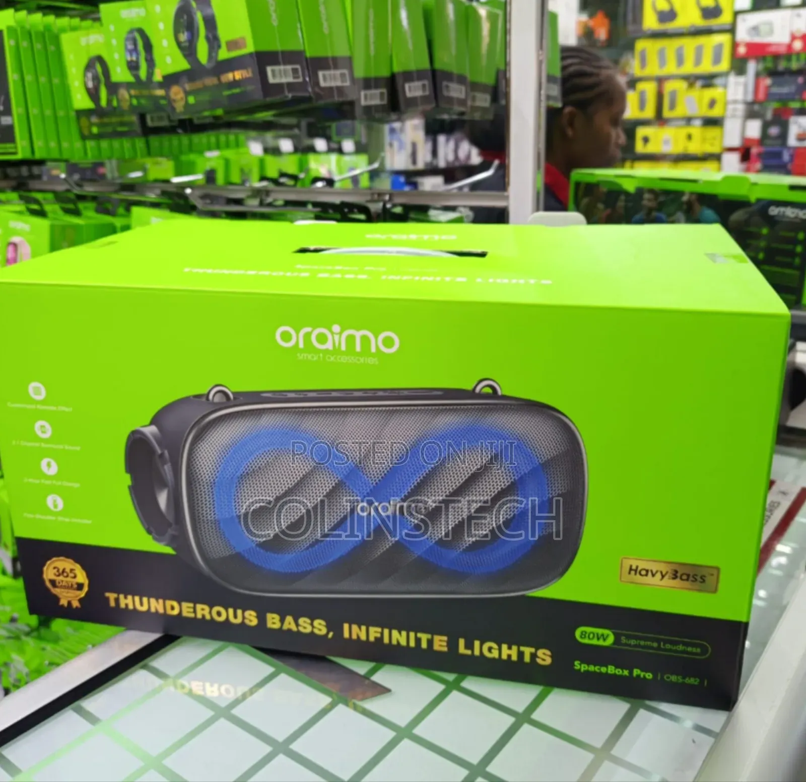 Oraimo SpaceBox Pro 80W Bluetooth Speaker