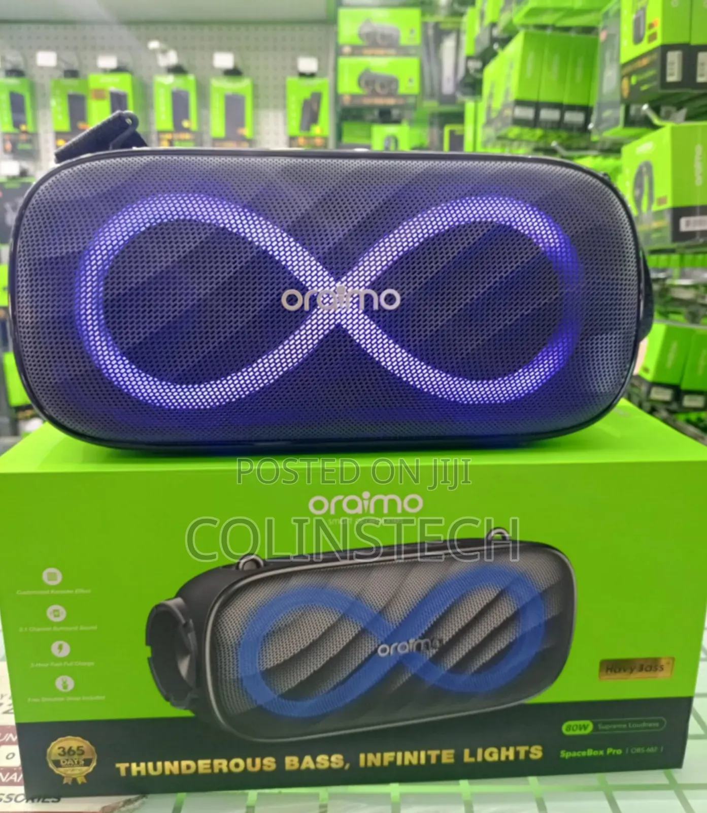 Oraimo SpaceBox Pro 80W Bluetooth Speaker