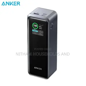 Anker Prime Power Bank With LCD Screen 27,650 Mah, 250w, 3-Port