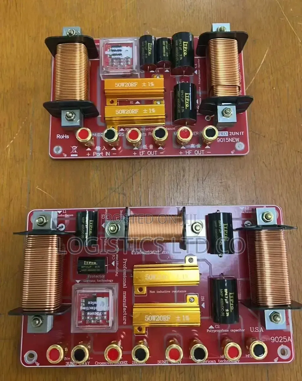 PA-9025 Audio Crossover - High Quality 3 Way Impedance Speaker