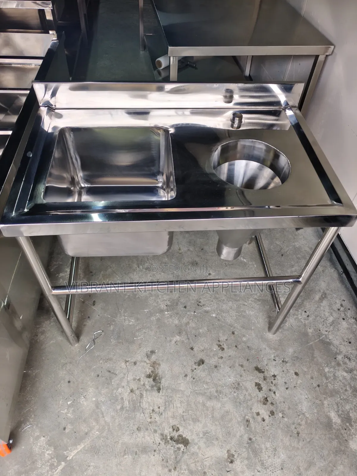 Stainless Steel Sluice Sink-Hospital Use