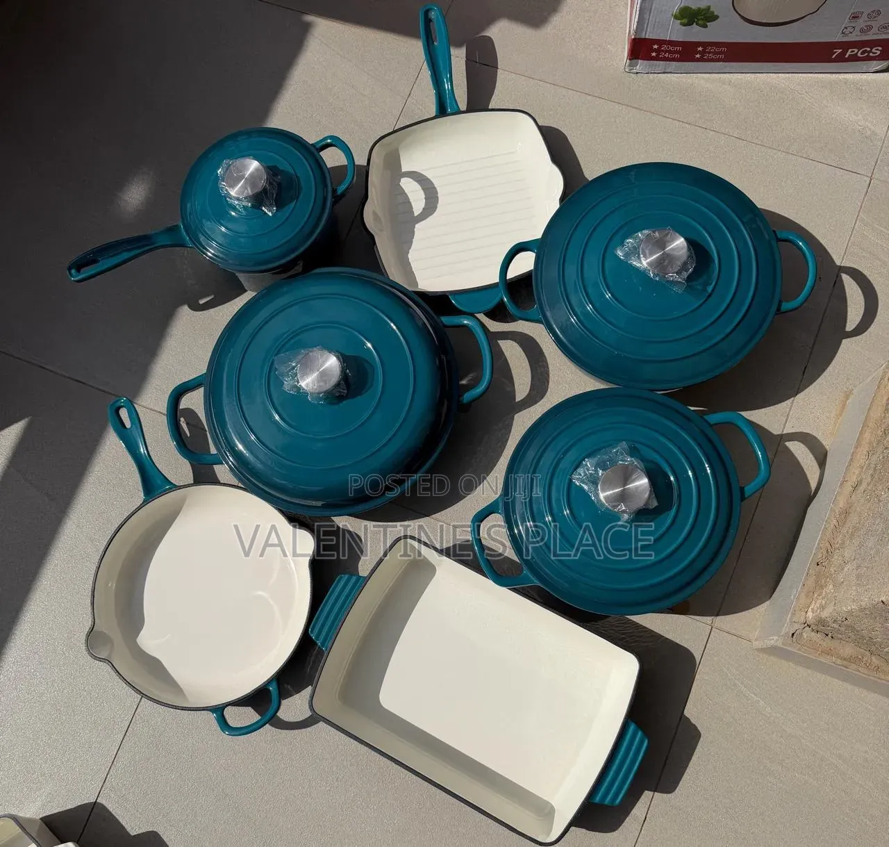 11pcs Enamel Cast Iron Cookware