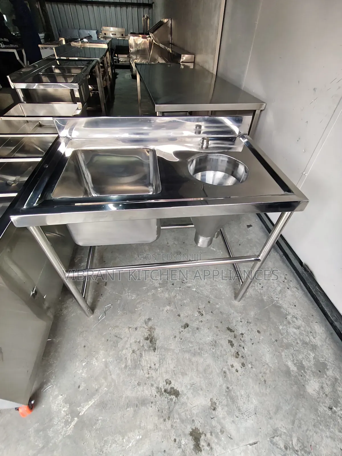 Stainless Steel Sluice Sink-Hospital Use