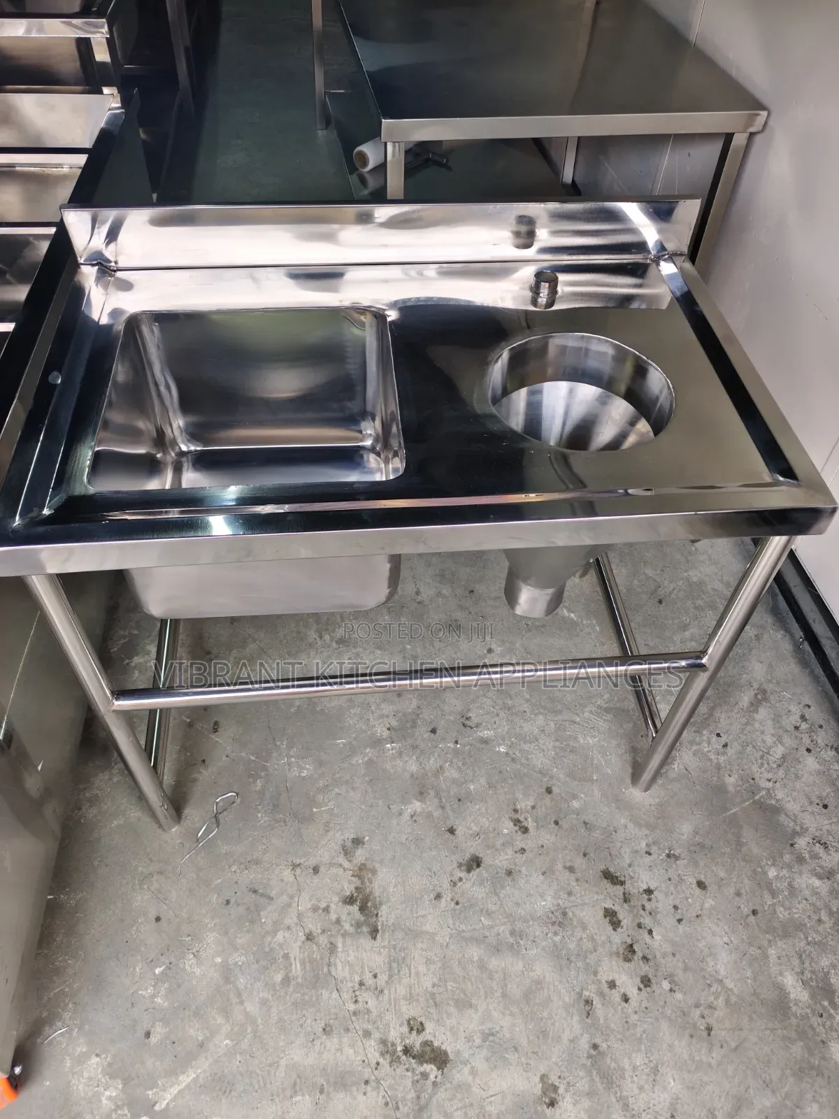Stainless Steel Sluice Sink-Hospital Use