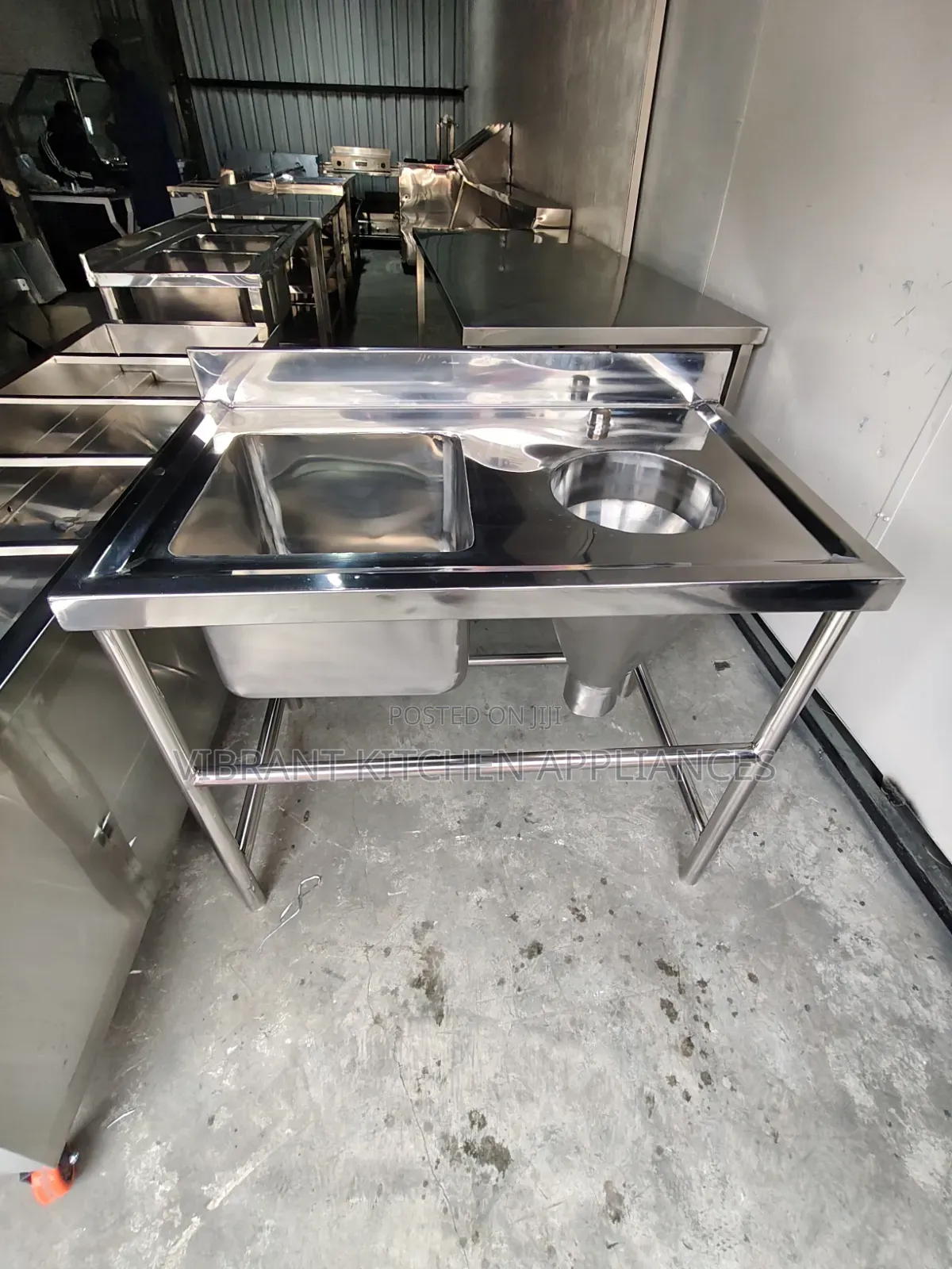 Stainless Steel Sluice Sink-Hospital Use