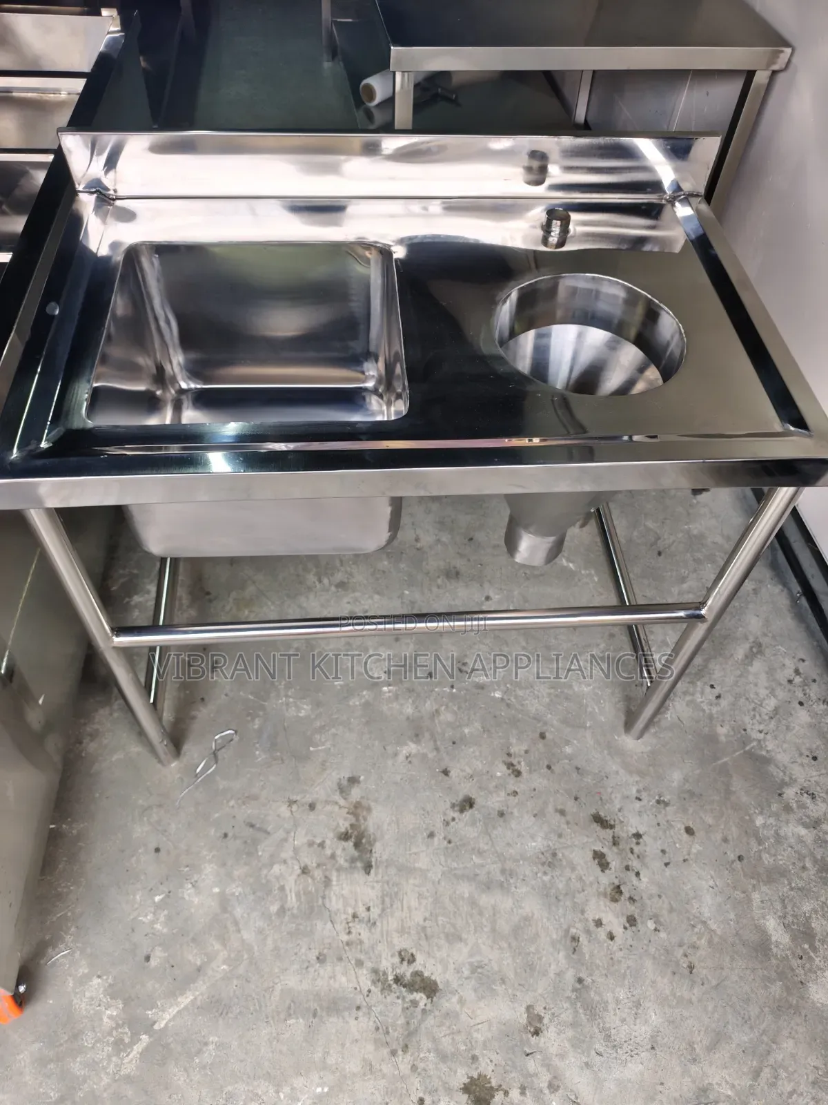 Stainless Steel Sluice Sink-Hospital Use