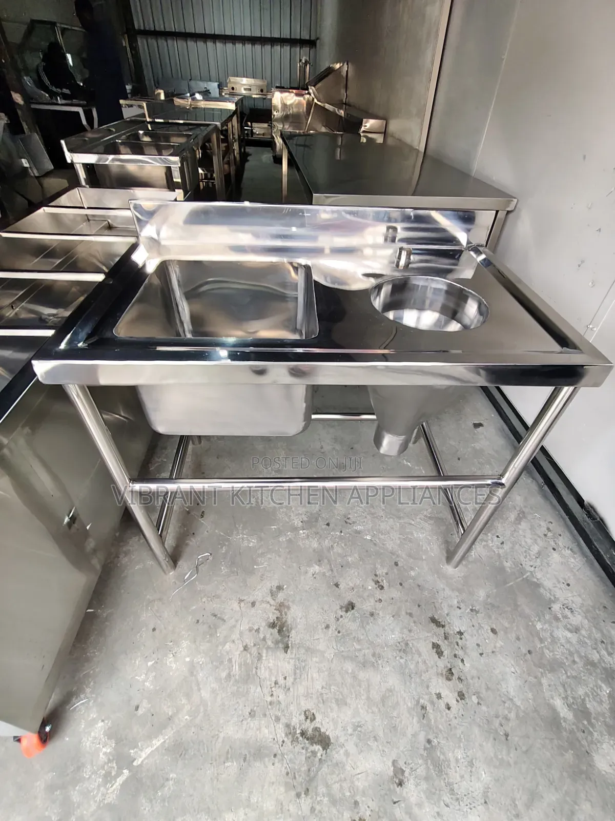 Stainless Steel Sluice Sink-Hospital Use