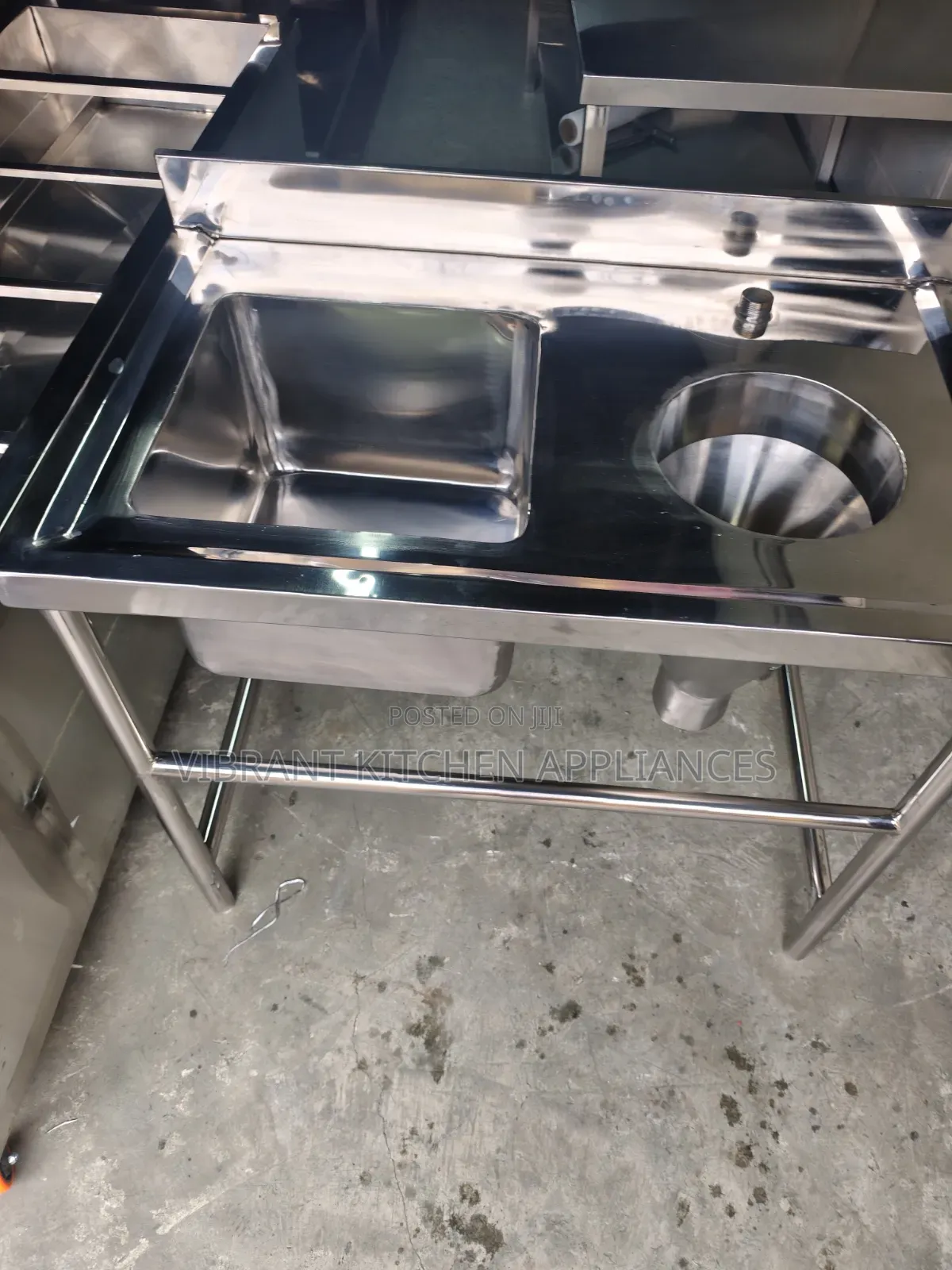 Stainless Steel Sluice Sink-Hospital Use
