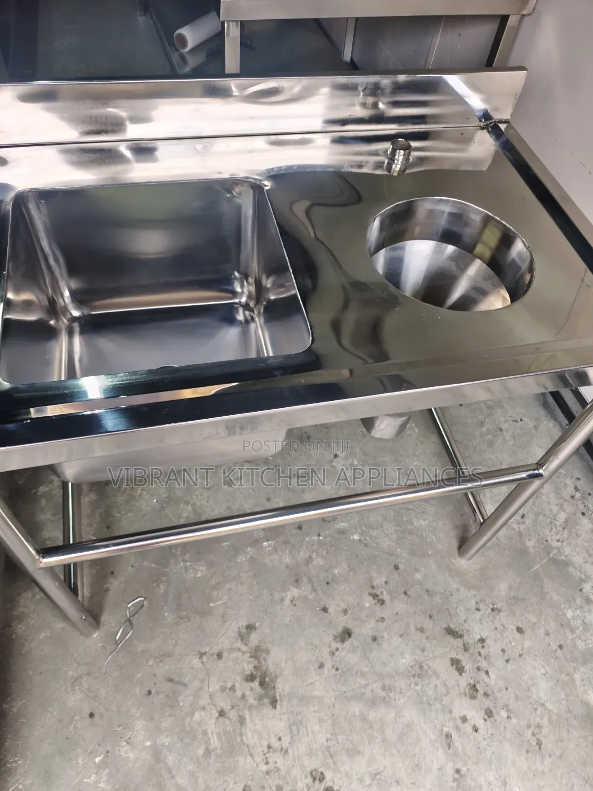 Stainless Steel Sluice Sink-Hospital Use