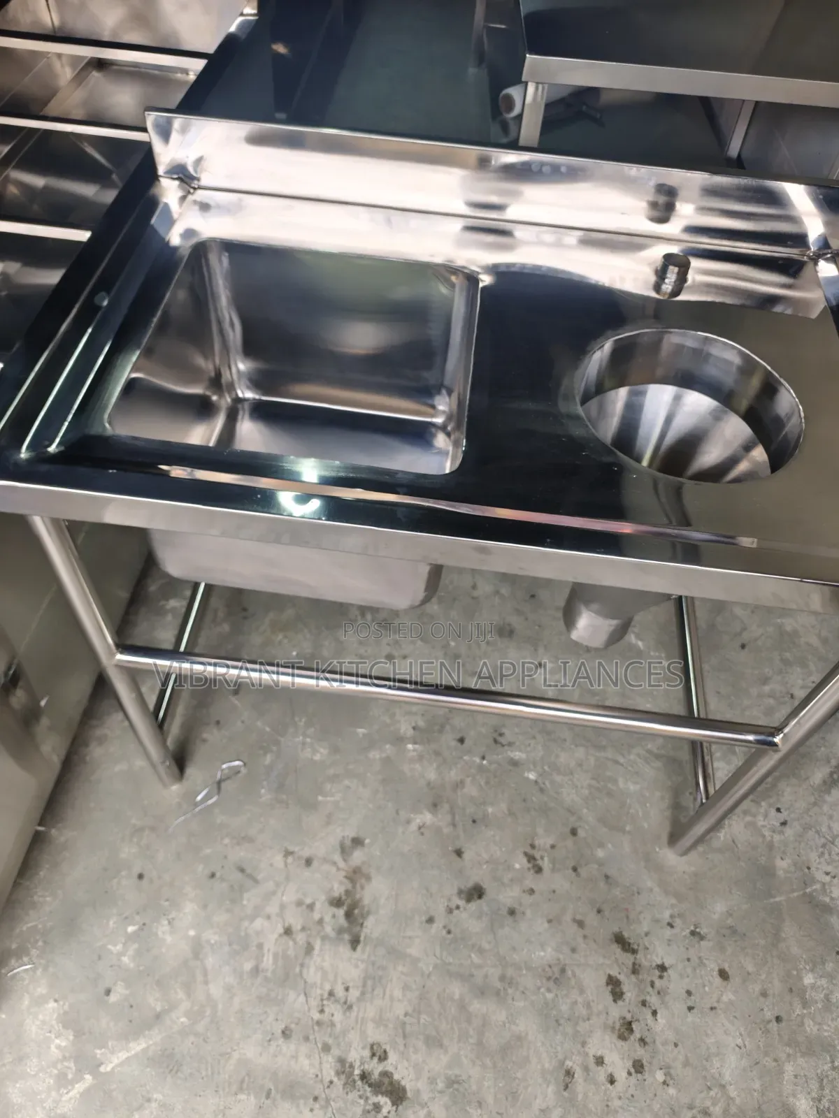 Stainless Steel Sluice Sink-Hospital Use