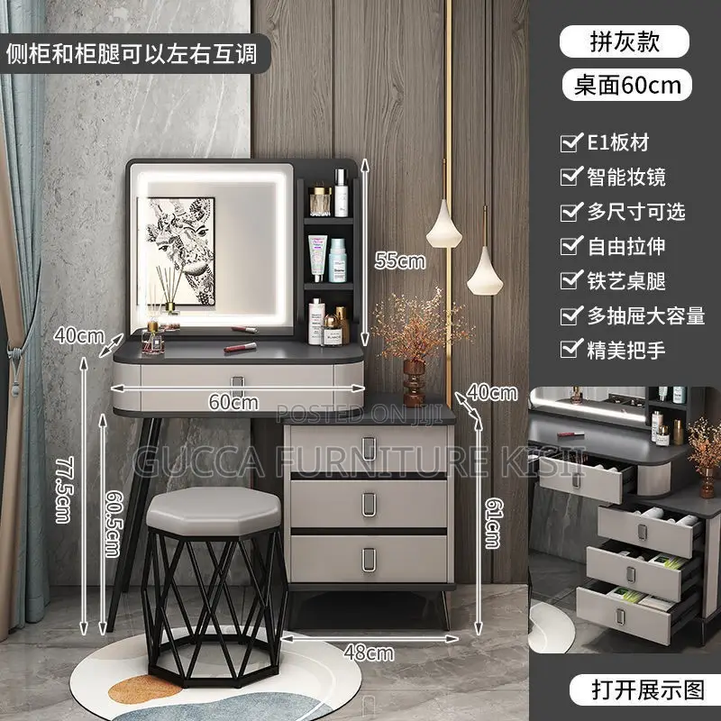Dressing Table; Modern Dressing Table With LED Light