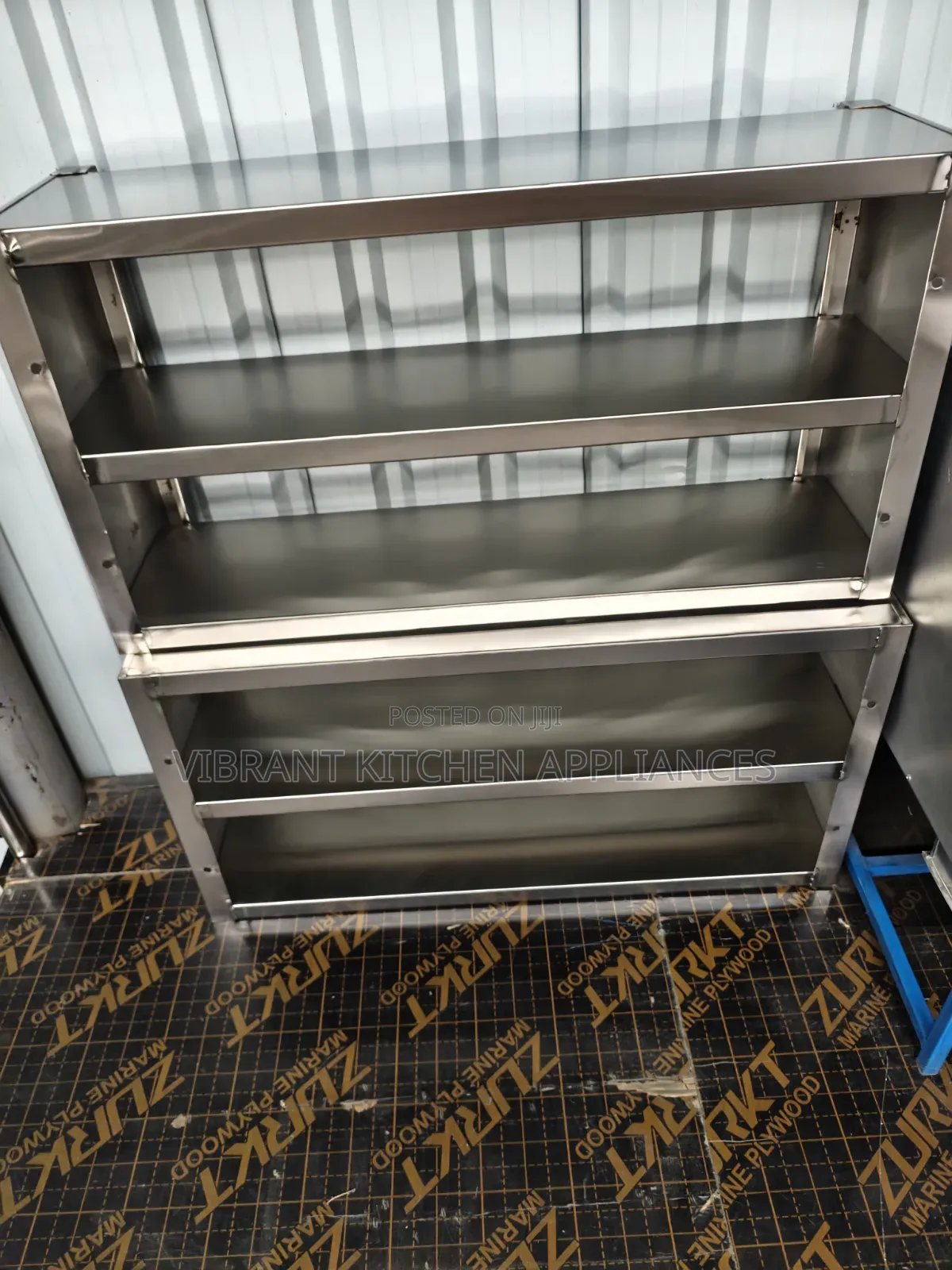 Double Tier SS Wall Shelf