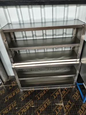 Double Tier SS Wall Shelf