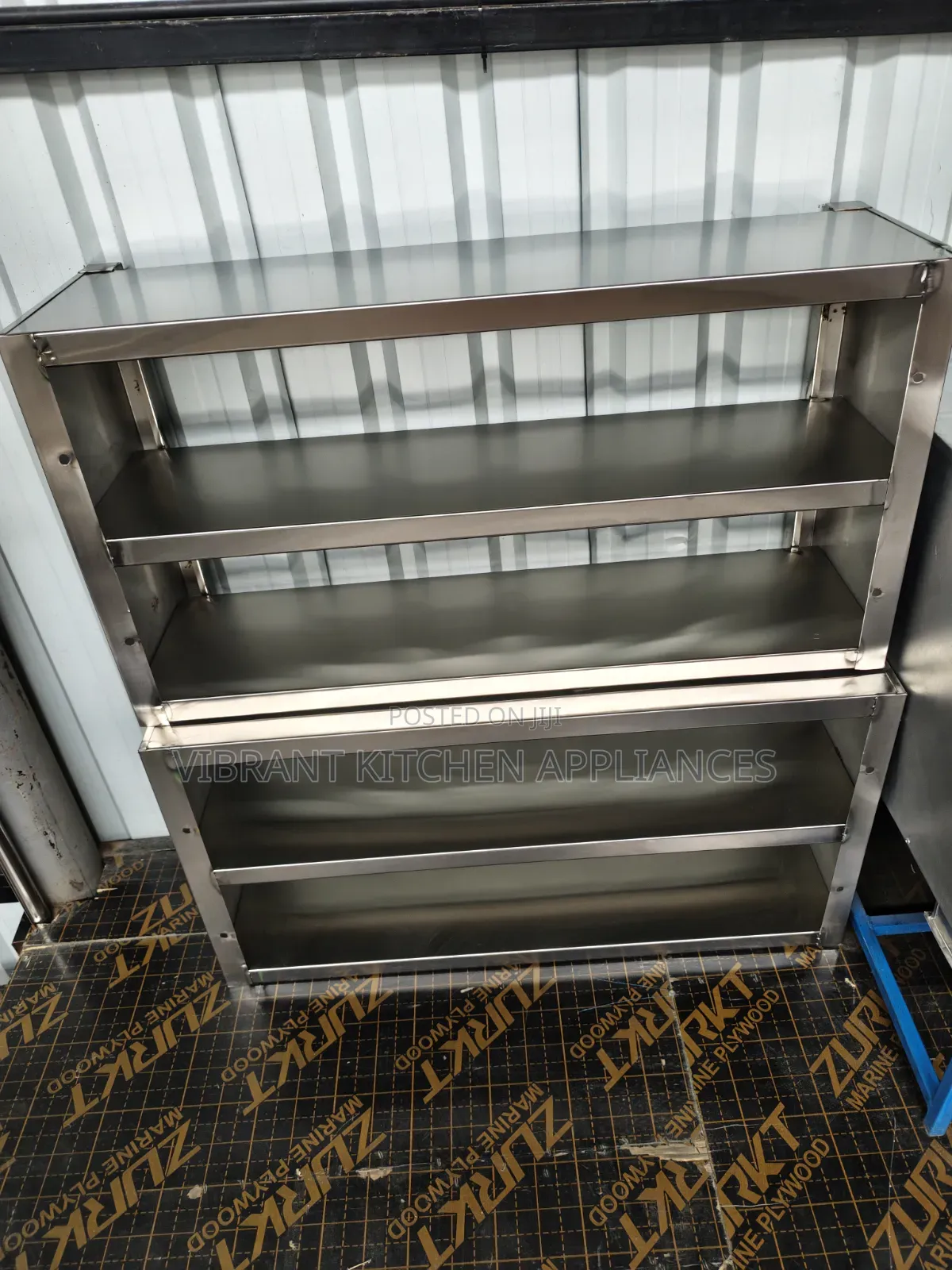 Double Tier SS Wall Shelf