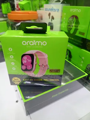 Oraimo 5 Lite Smart Watch 2.01" HD Full Display With Bluetooth Calling