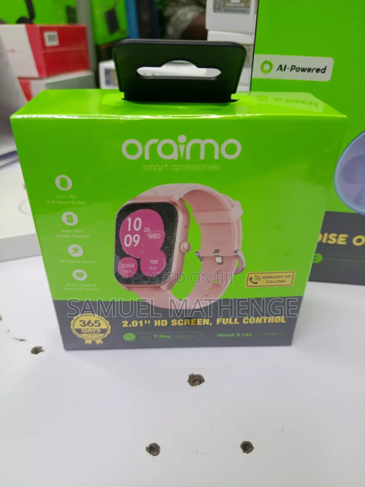 Oraimo Watch 5 Lite Fitness Smartwatch With Heart Activity Tracking