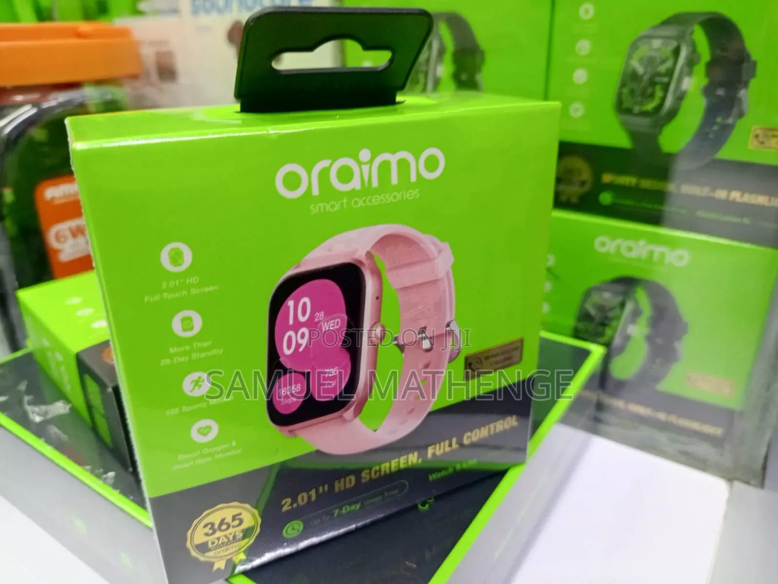 Oraimo Watch 5 Lite Fitness Smartwatch With Heart Activity Tracking
