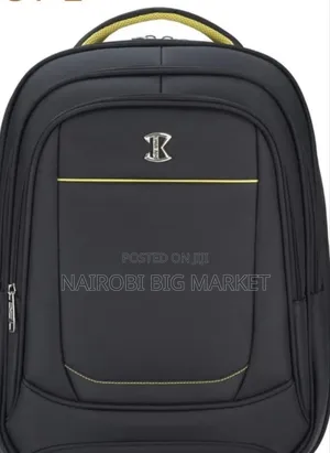 School Black Back Bag