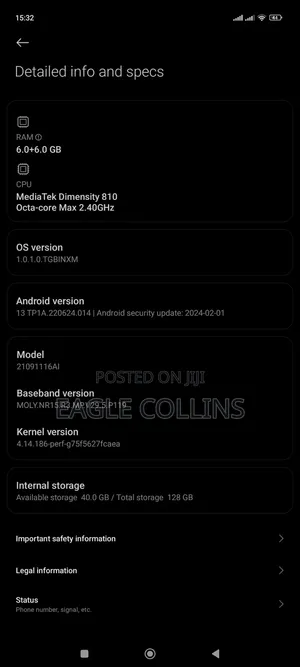 Xiaomi 11 Lite 5G NE 128 GB Blue