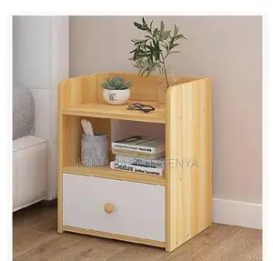 Nightstand; Contemporary Wooden Nightstand With Storage Drawer