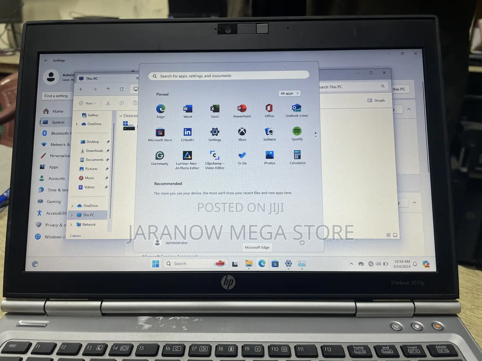 Laptop HP EliteBook 2570P 8GB Intel Core i7 HDD 320GB