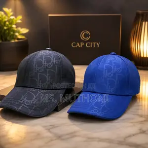 Unisex Cotton Canvas Dior Caps 