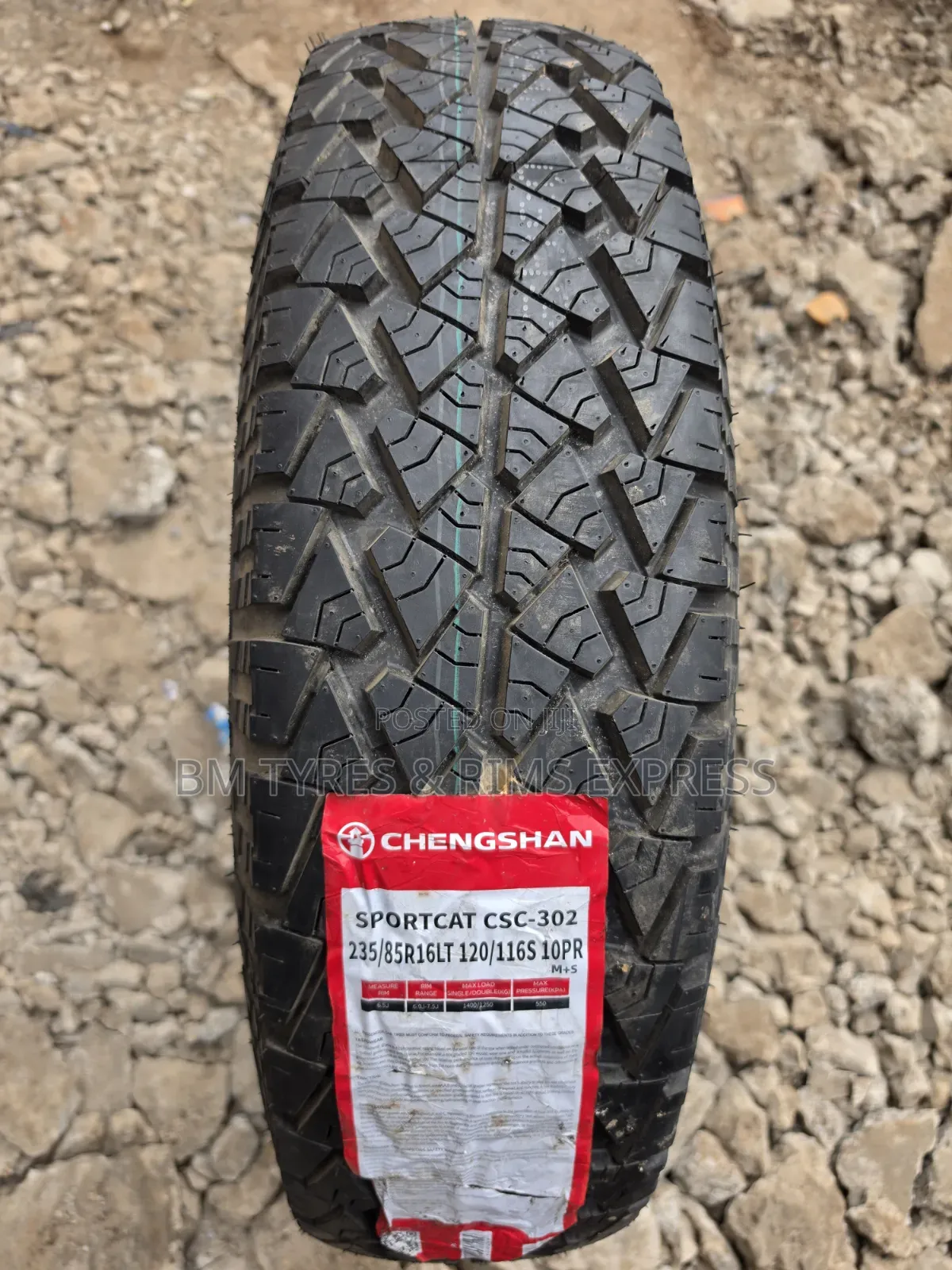 235 /85 R16 CHENGSHAN TIRES (Commercial)
