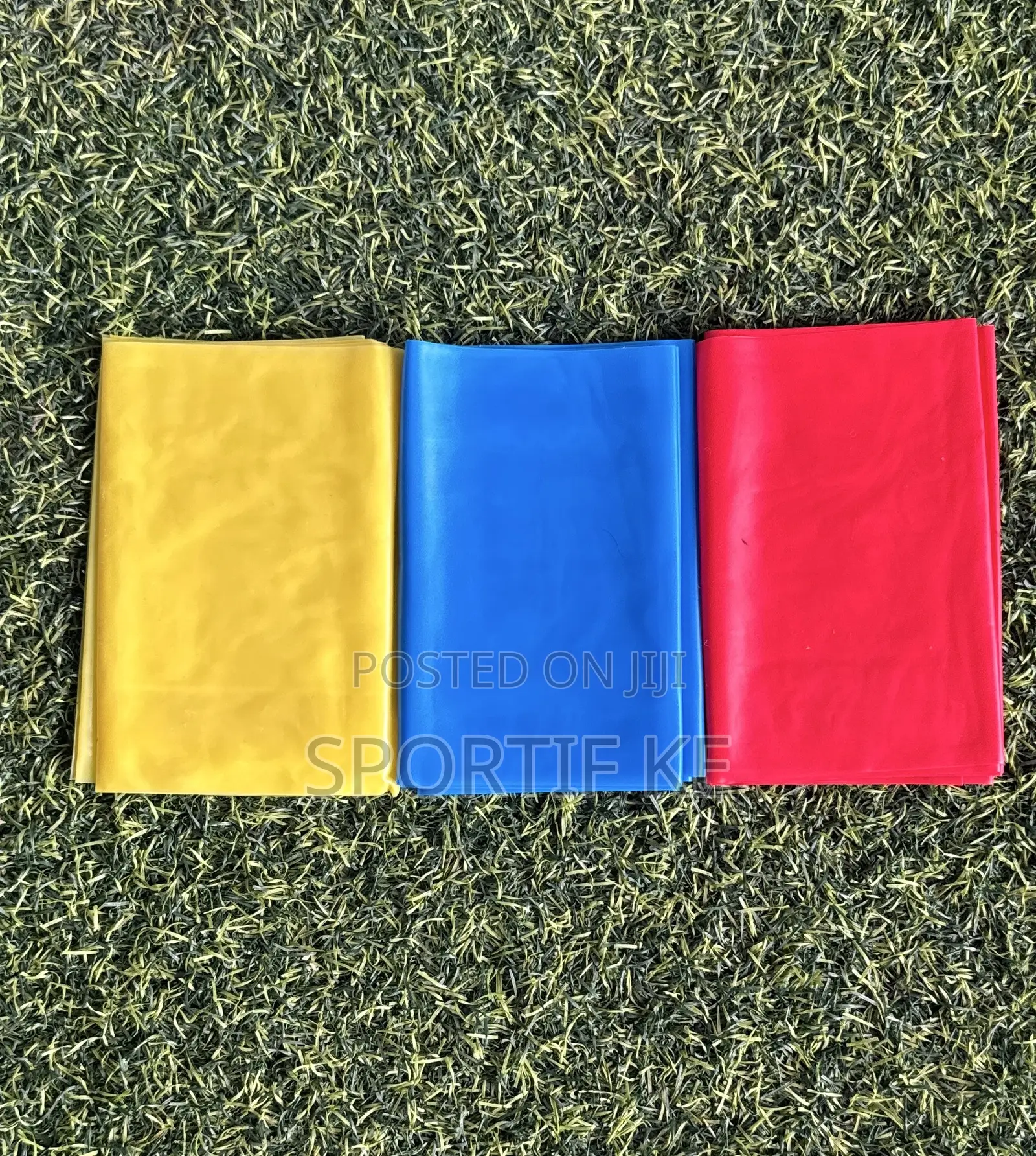Three Tpe Resistance Bands – Yellow, Blue Red