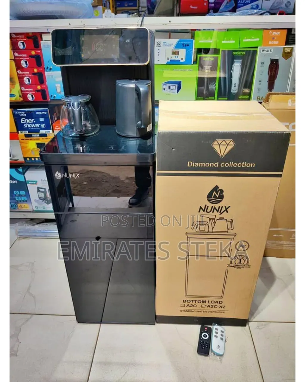 Nunix A1C Bottom Loading Hotand Cold Water Dispenser With Coffeemaker