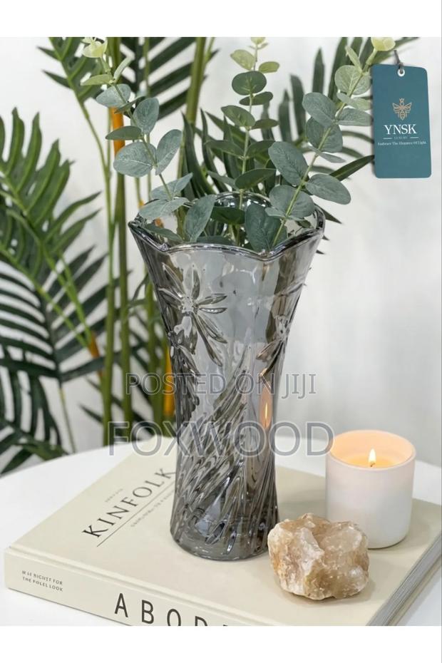 Red Cherry Black Flower Vase* - thumbnail 2