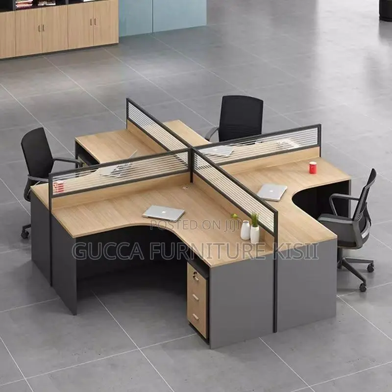 Workstation; 4 Way Workstation Curved