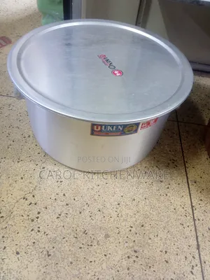 80 LTR Heavy Gauge Aluminium Sufuria With Handle