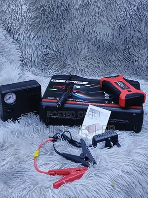 High-Power Car Jump Starter With Air Compressor