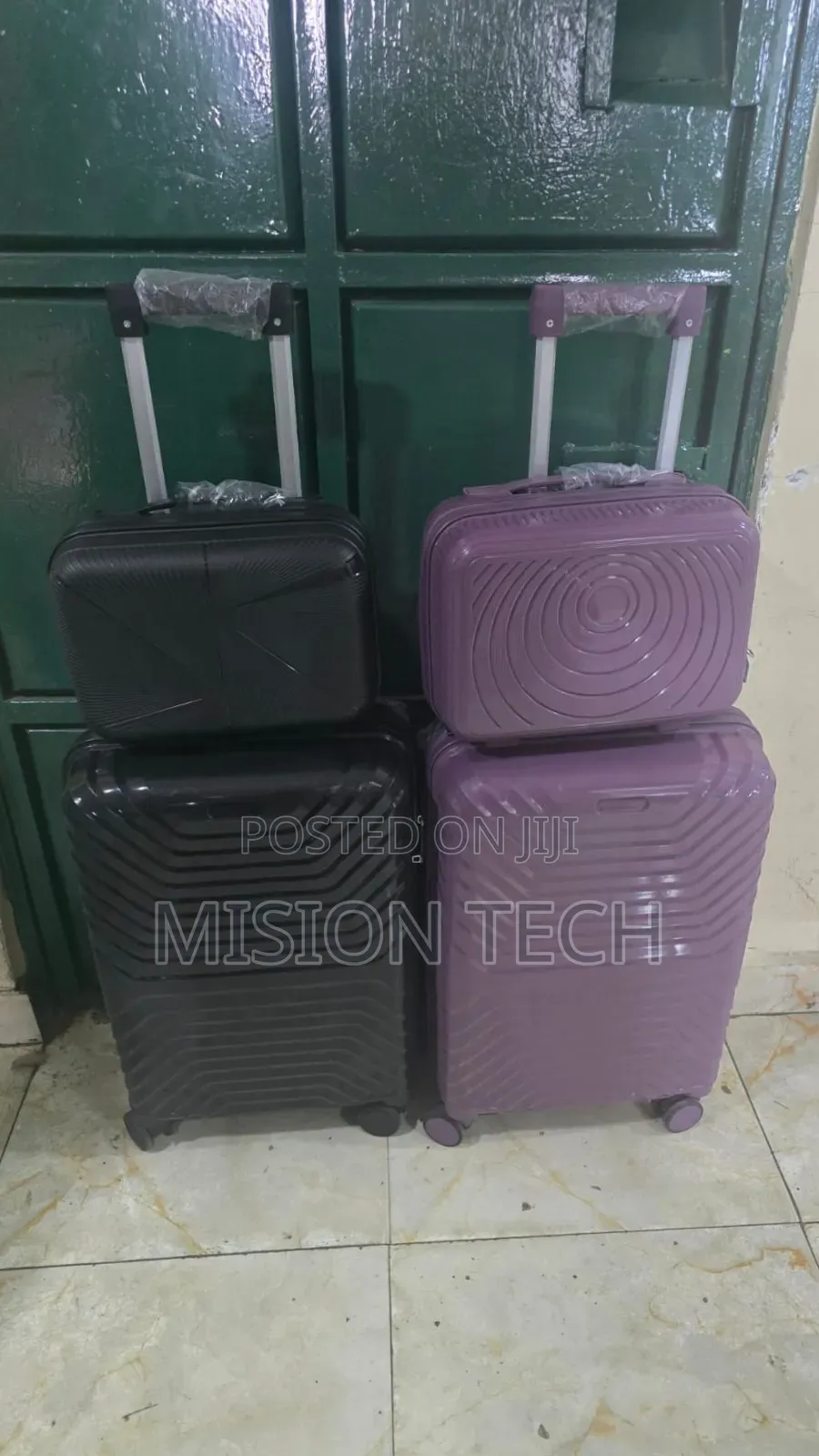 2 in 1 Rubber Suitcase 