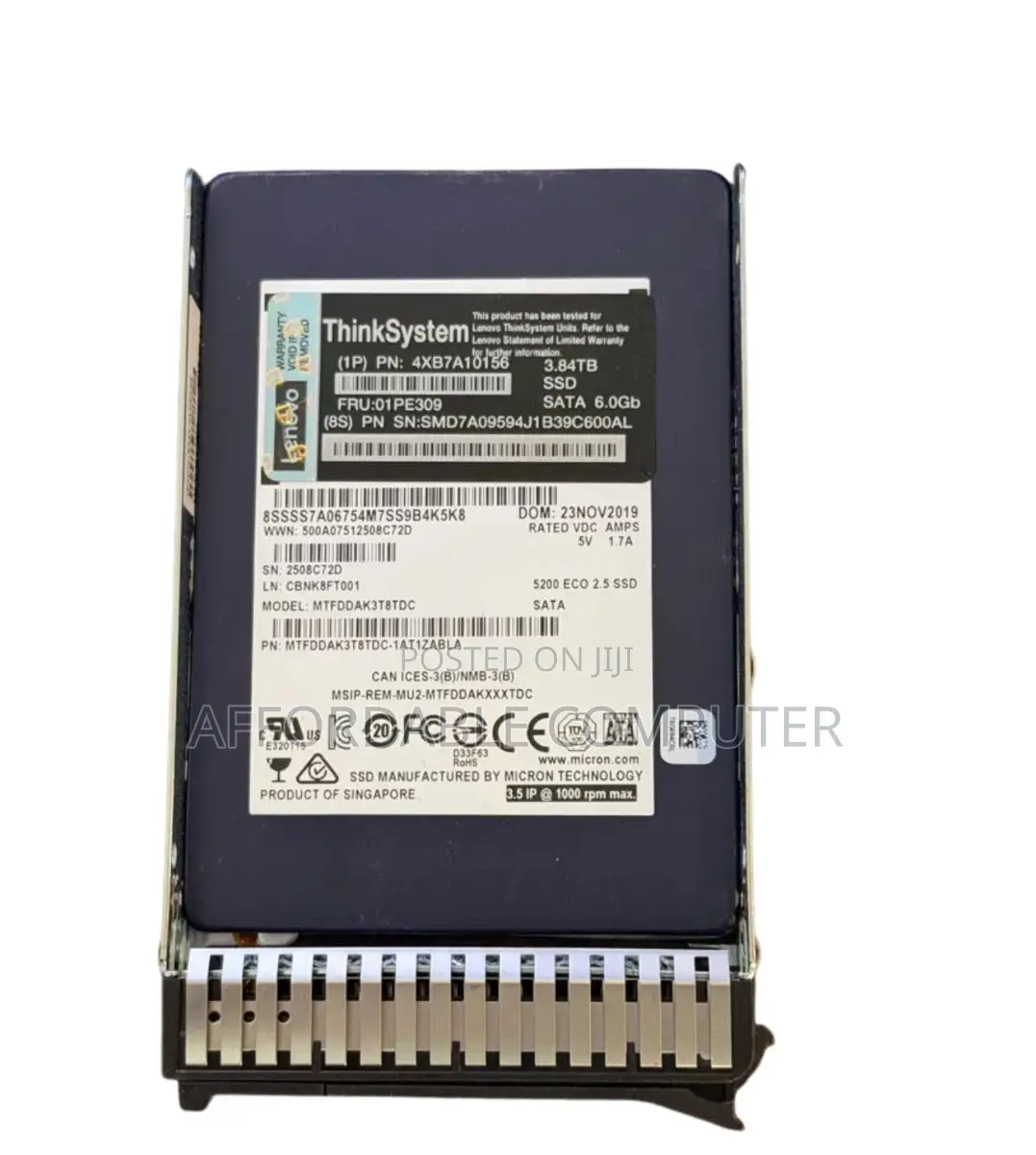 Lenovo Thinksystem 3.84tb 5200 Sata Server SSD